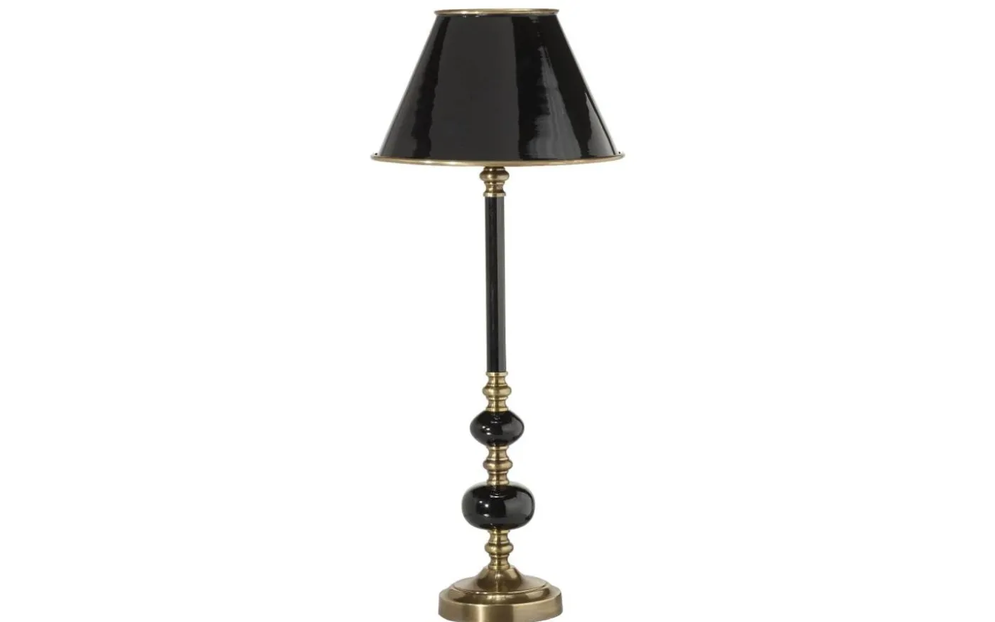 Abbey Bordslampa 57cm Svart/Svart