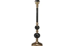 Abbey Lampfot 50cm Svart/Antikmässing