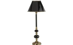 Abbey Lampfot 50cm Svart/Antikmässing