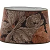 Acanthus Velvet Oval Lampskärm 20cm Acorn William Morris