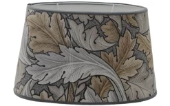 Acanthus Velvet Oval Lampskärm 20cm Flint William Morris