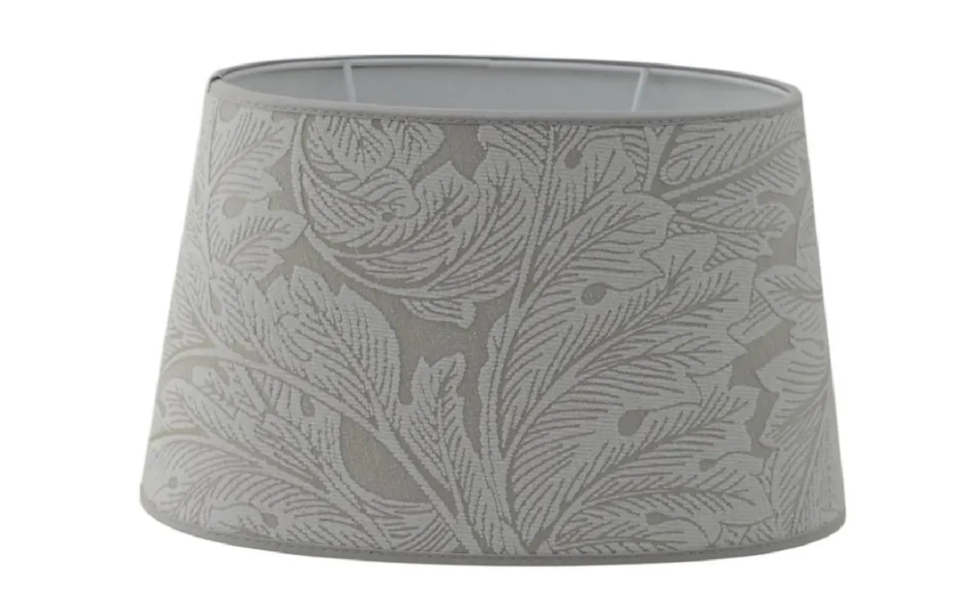 Acanthus Weave Oval Lampskärm 20cm Ivory William Morris