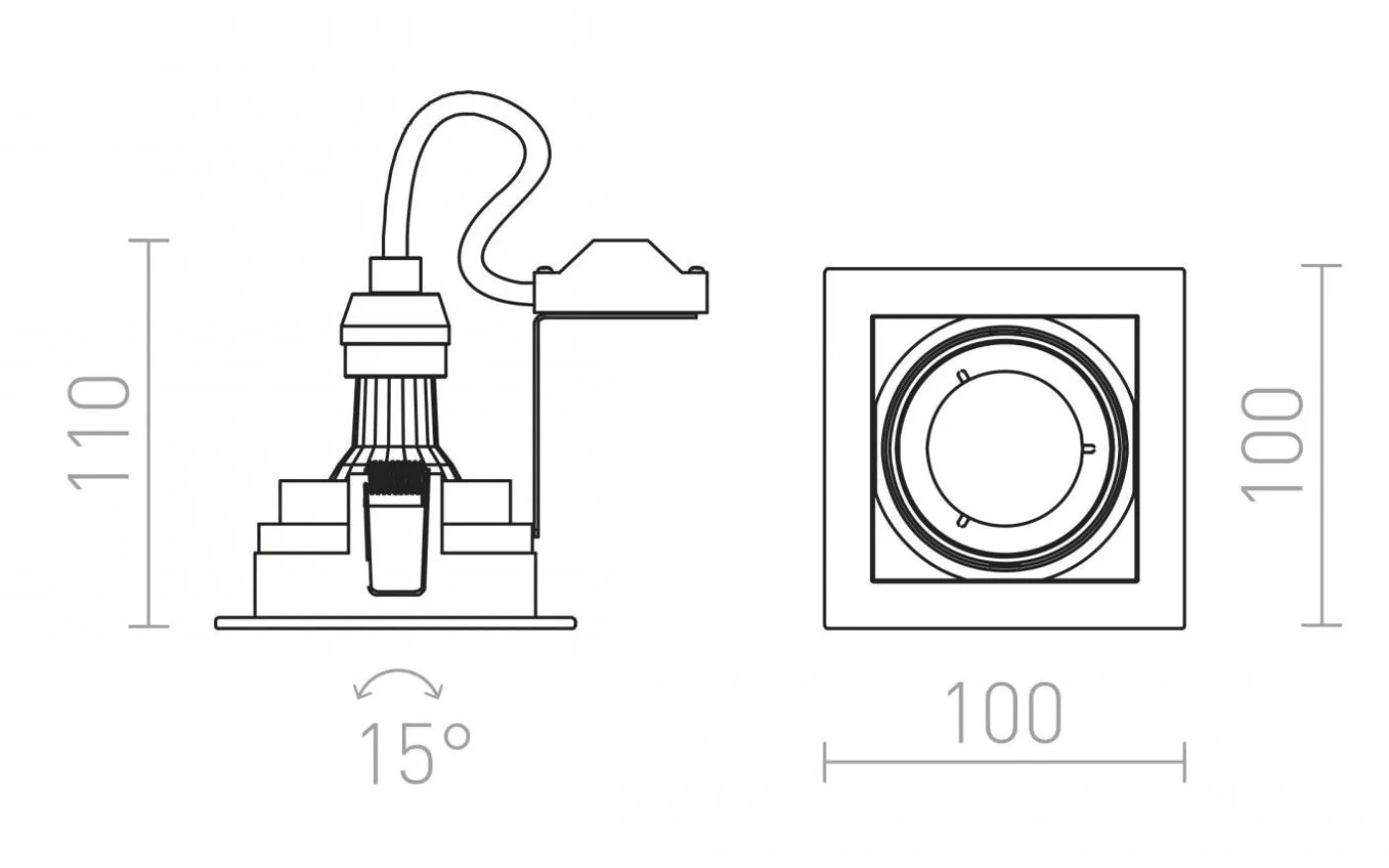 Acasa Spotlight Vit GU10