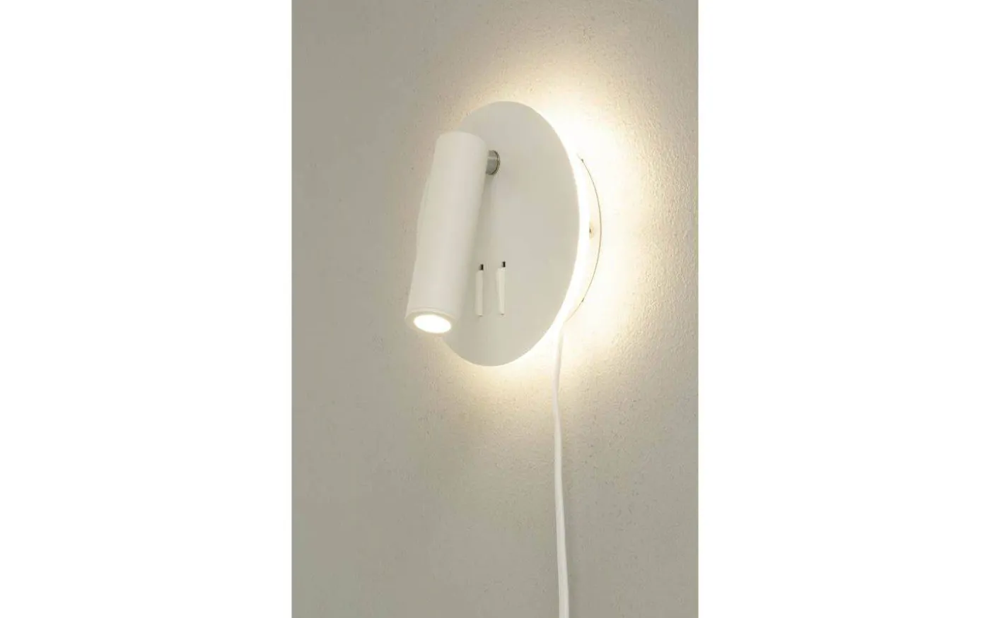 Ace Vägglampa LED 6W+3W 3000K Vit