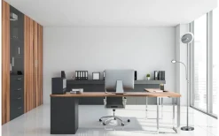 Ackbar Golvlampa LED uplight borstad stål