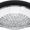 Acolla Plafond 29cm 3000K 11W Kristall/Svart