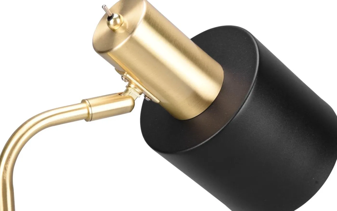 Adam Skrivbordslampa E14 mattsvart/mattmässing