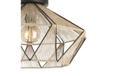 Adwickle Plafond 44,5cm Jute/Svart
