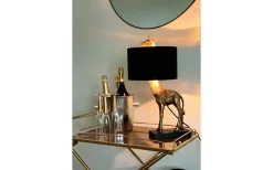 Affe Bordslampa 50cm Guld/Svart