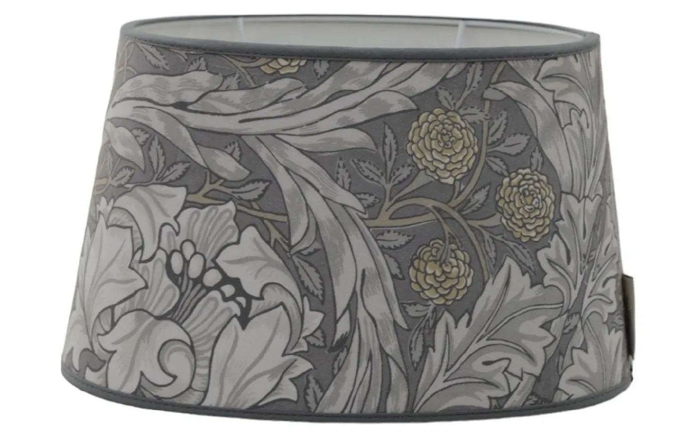 Africa Marigold Velvet Oval Lampskärm 25cm Limestone William Morris