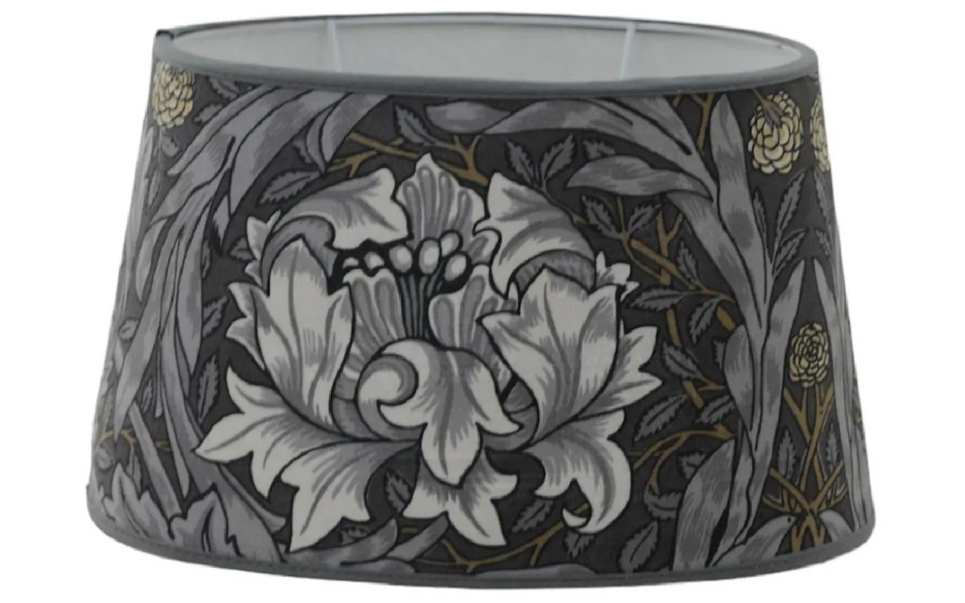 Africa Marigold Velvet Oval Lampskärm 30cm Iron William Morris