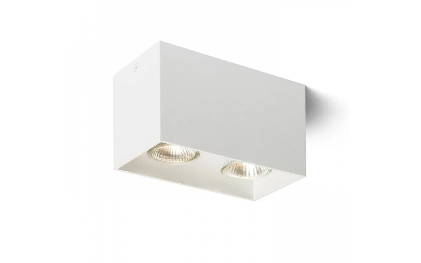 Agate II Takspotlight Matt vit 2xGU10