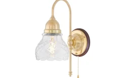 Ahlström - Mässing / Brytare / Brunt fäste