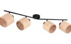 Aimee Spotlight 4-delad E14 naturfärg/bast