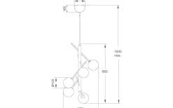 Akrobat 58cm Taklampa