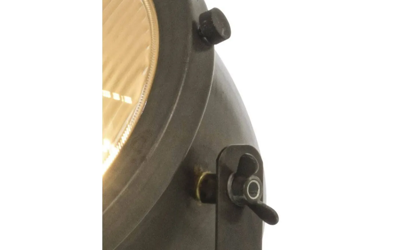 Alaska Bordslampa/Vägglampa 21cm Järngrå/Trä