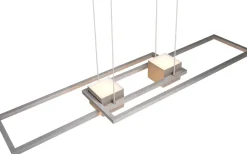 Albany Taklampa LED i borstat stål