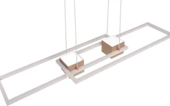 Albany Taklampa LED kaffebrun