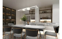 Albany Takpendel LED matt vit