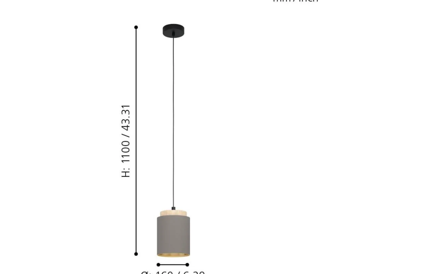 Albariza Fönsterlampa 19cm Cappuccino/Guld