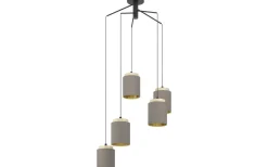 Albariza Taklampa 70cm Cappuccino/Guld