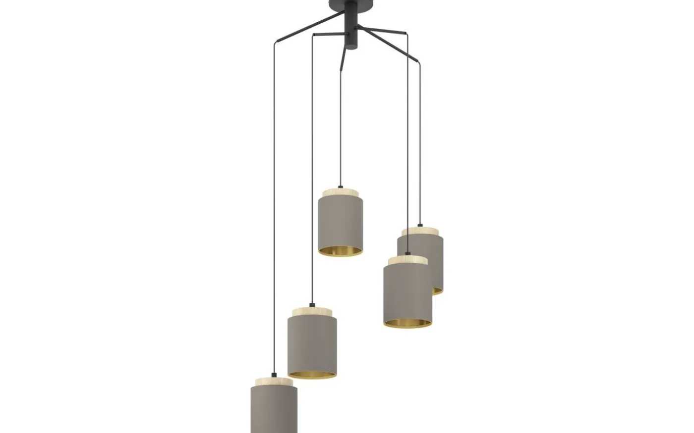 Albariza Taklampa 70cm Cappuccino/Guld