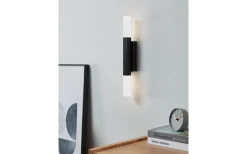 Alcudia Vägglampa 42cm LED 3000K 2x5,5W Svart IP44