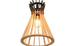 Alice Vägglampa E27 naturfärg/trä