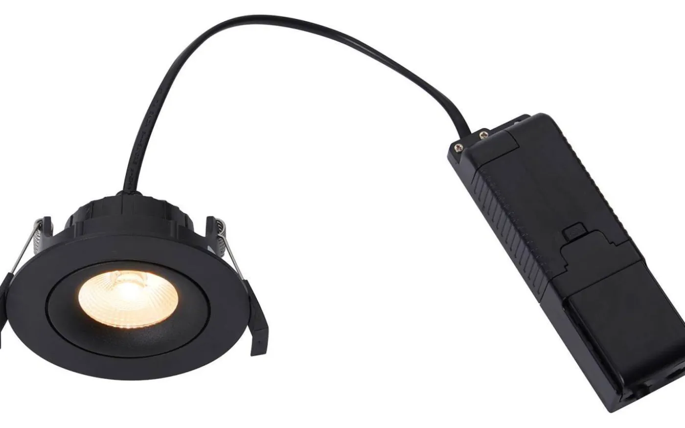 Aliki Spotlight LED 2700K 580lm 8W Svart IP44