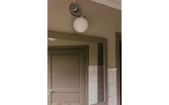 Alley Vägglampa Krom/Vit IP44