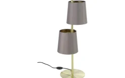 Almeida 2 Bordslampa 61cm Borstad Mässing