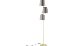 Almeida 2 Golvlampa 167cm Borstad Mässing