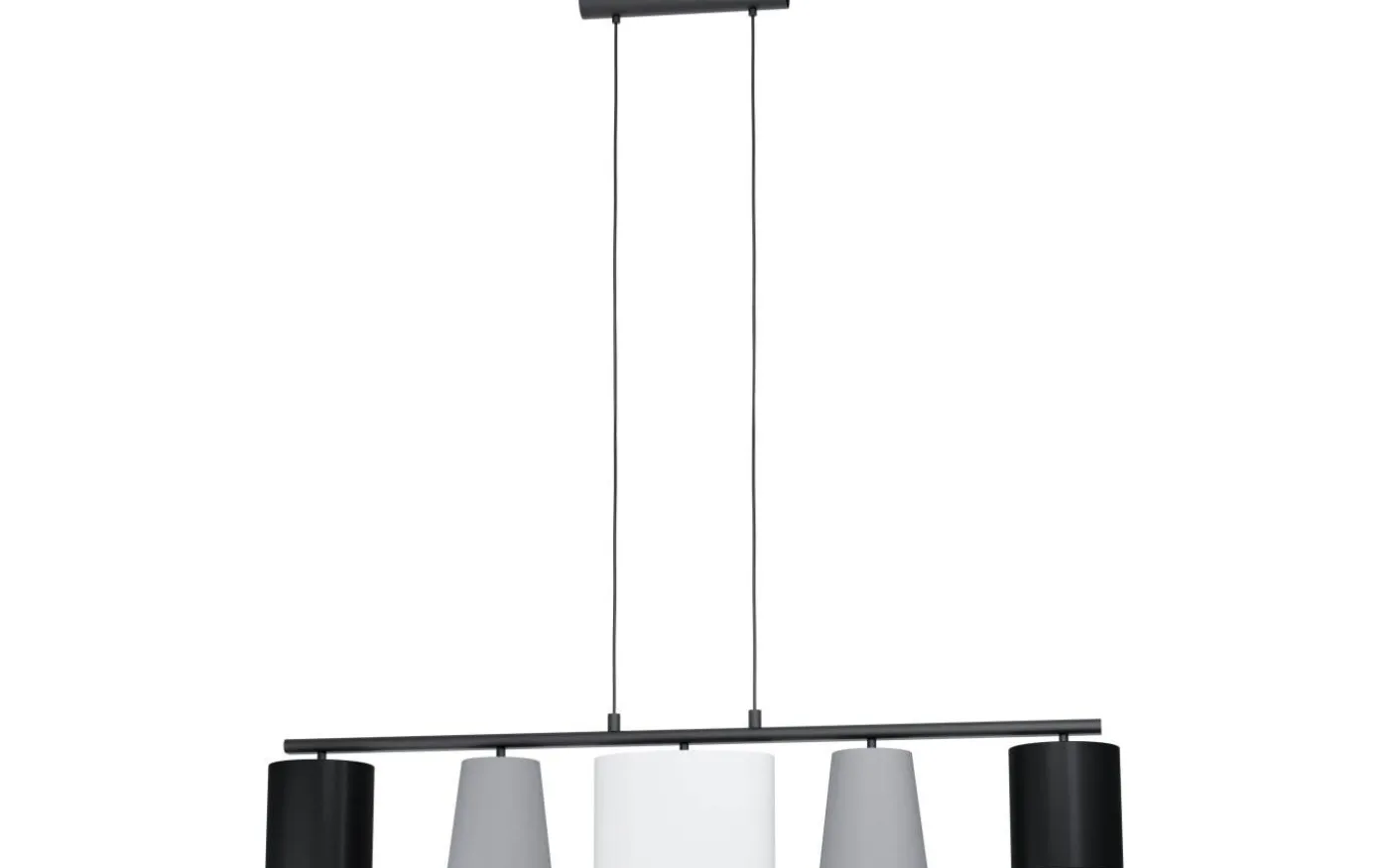 Almeida Taklampa 120cm Svart/Grå/Vit