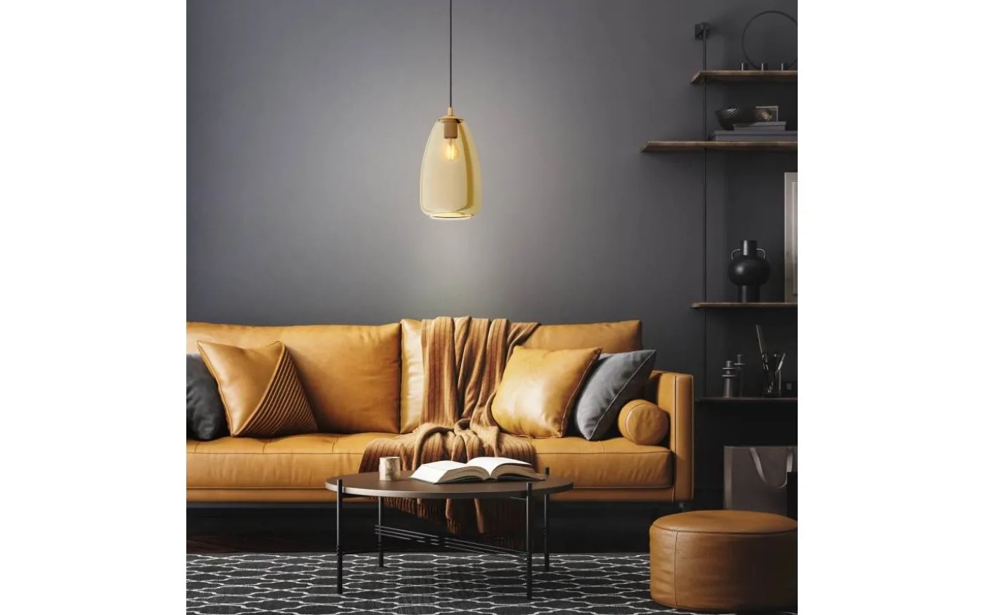 Alobrase Fönsterlampa 20cm Borstad Mässing