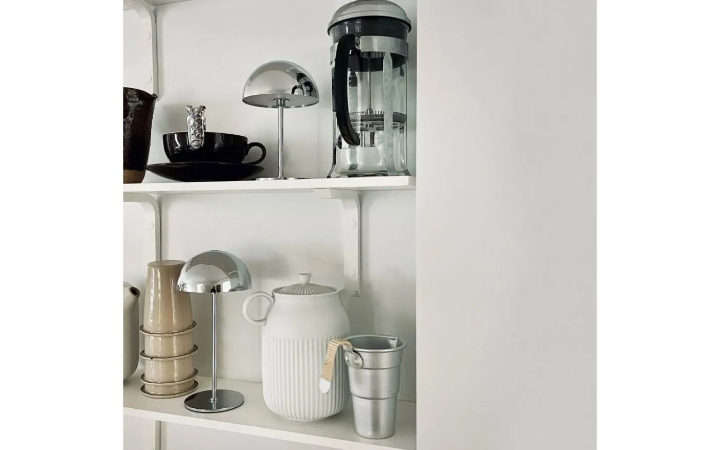 Along Uppladdningsbar Bordslampa 2-Pack Krom