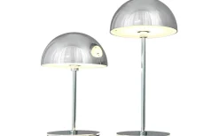 Along Uppladdningsbar Bordslampa 2-Pack Krom