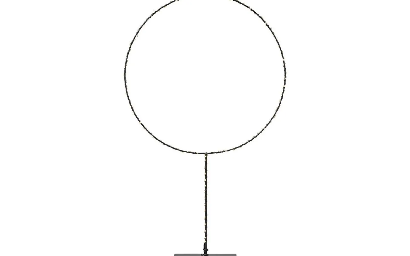Alpha Bordslampa 49cm Cirkel Svart