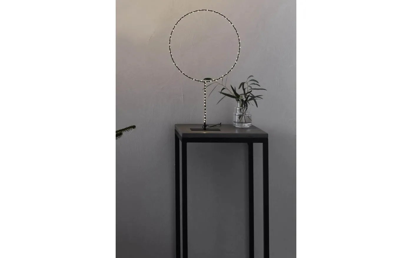 Alpha Bordslampa 49cm Cirkel Svart