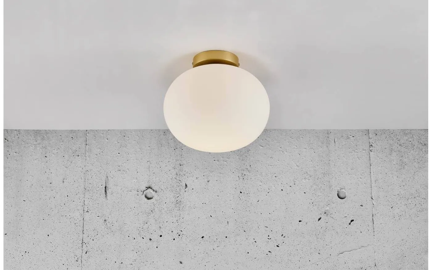 Alton Plafond 28cm Mässing/Opal