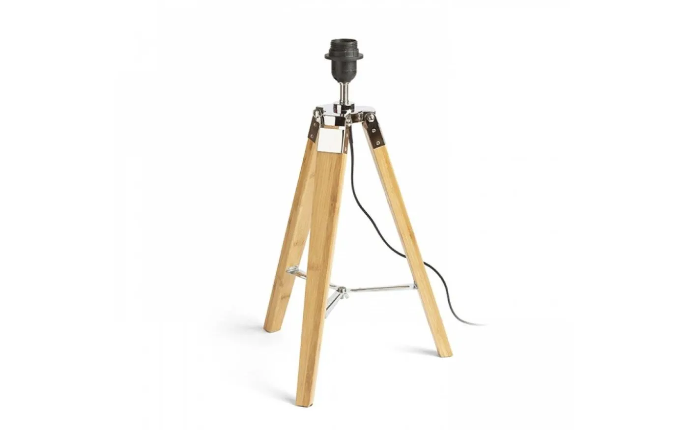 Alvis Lampfot 60cm Bambu/Krom