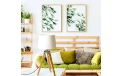 Alvis Lampfot 60cm Bambu/Krom