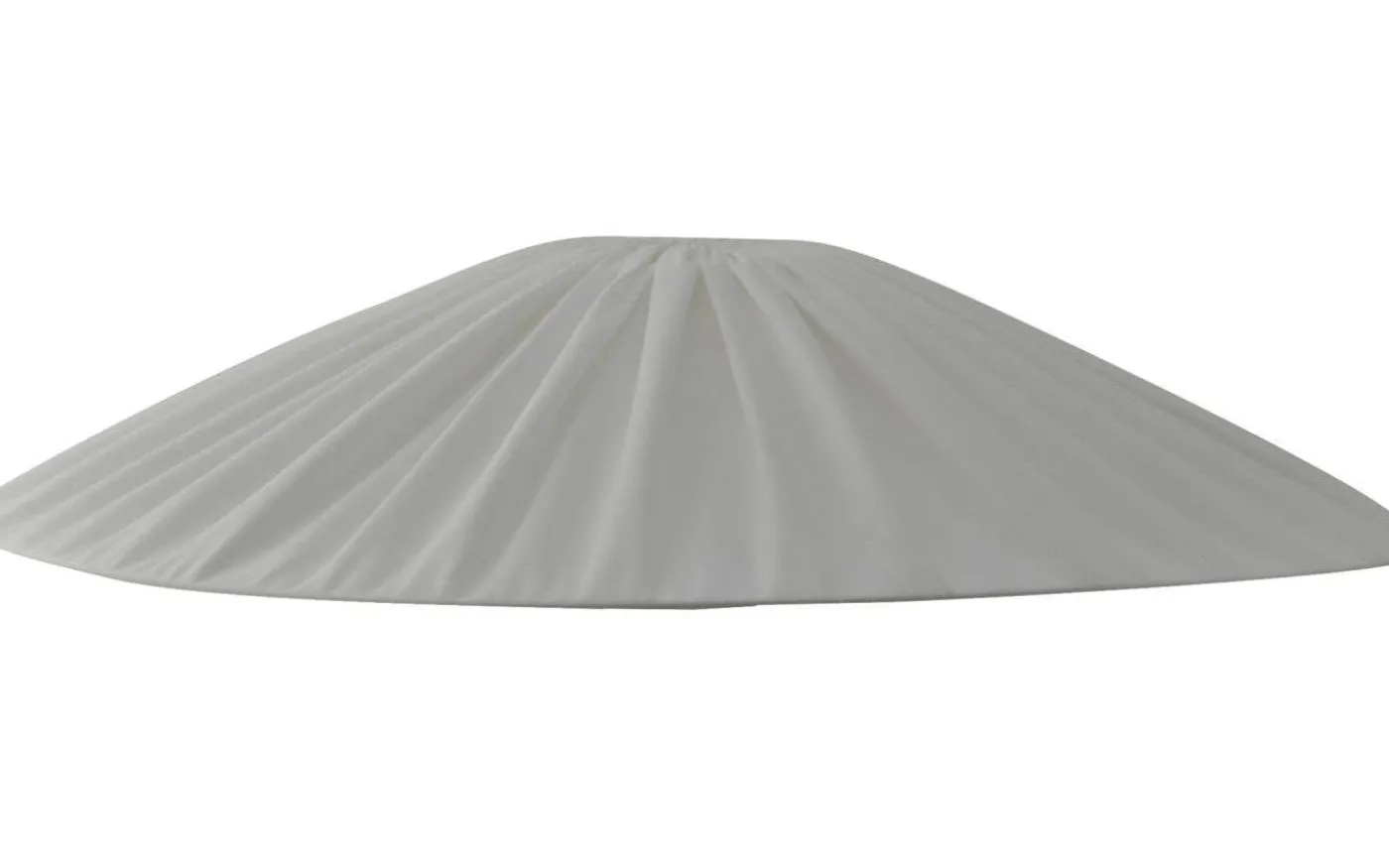 Amanda Takskärm Ø50cm Linne Vit