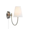 Amar Vägglampa Antik Mässing/Beige
