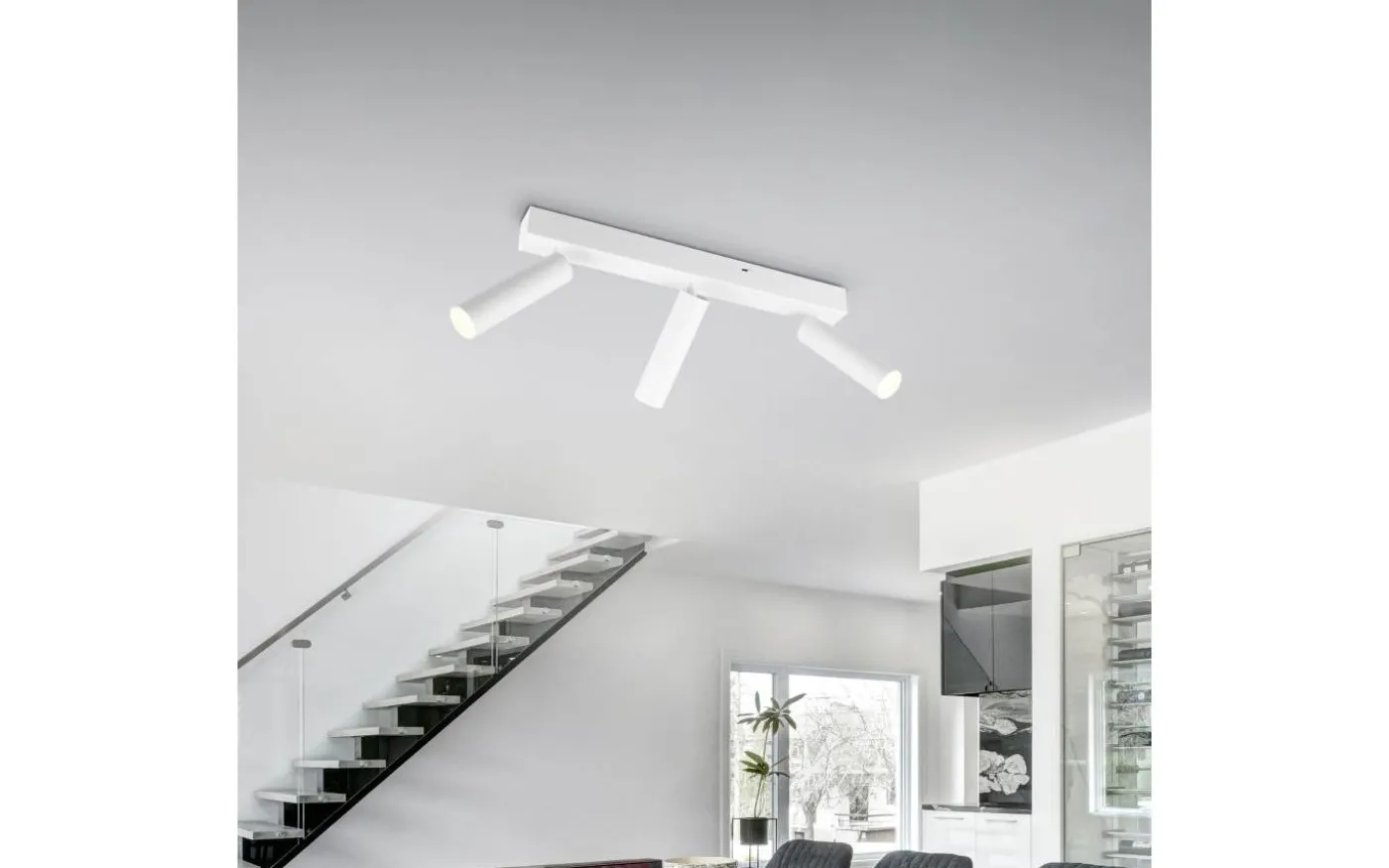 Ambala Spotlight LED 3-delat mattvitt