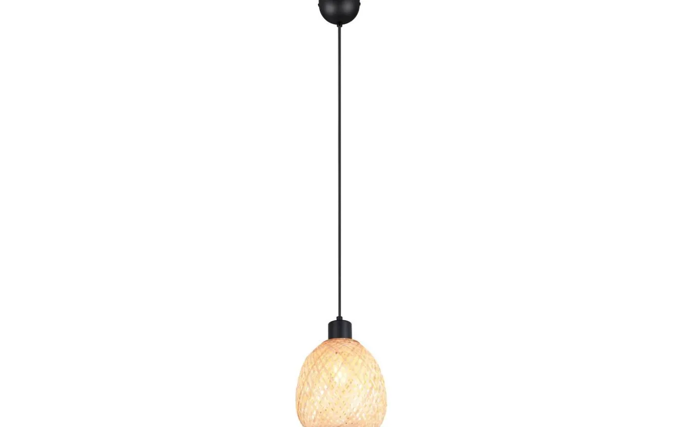 Amelie Fönsterlampa 18cm E27 naturfärgad/bambu