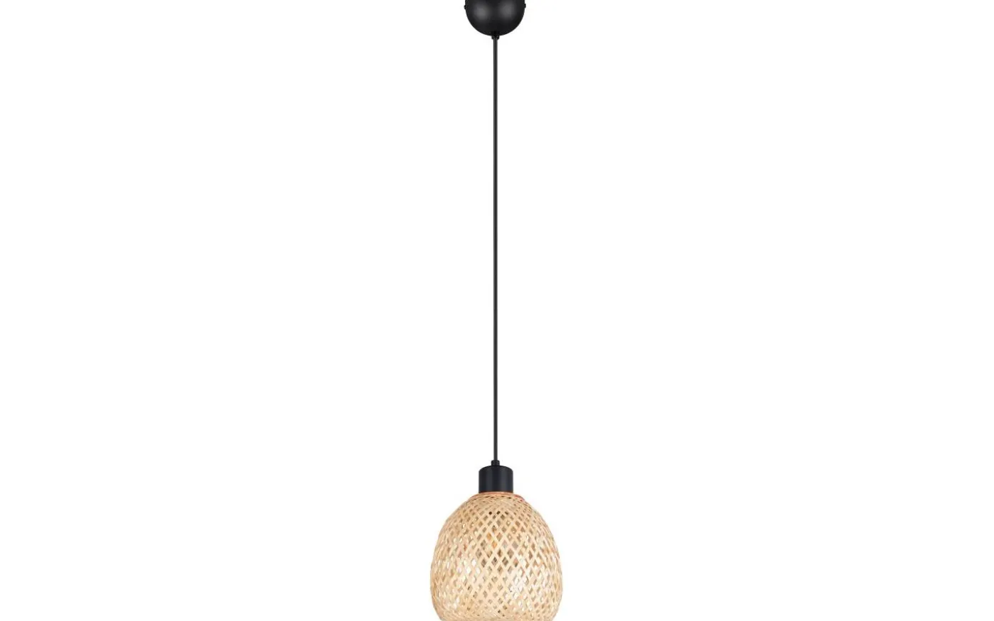 Amelie Fönsterlampa 18cm E27 naturfärgad/bambu