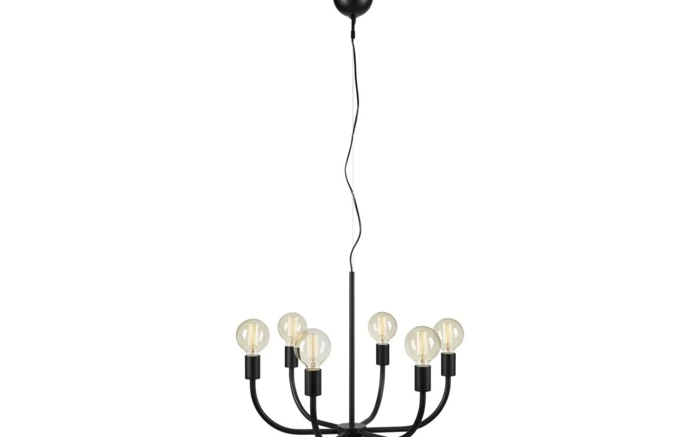 Amistoso Taklampa 63cm 6L Svart