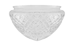 Ampelskärm 200 - Klart rutslipat kristallglas