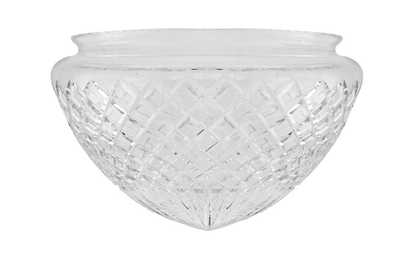 Ampelskärm 200 - Klart rutslipat kristallglas