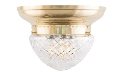 Ampelskärm 200 - Klart rutslipat kristallglas